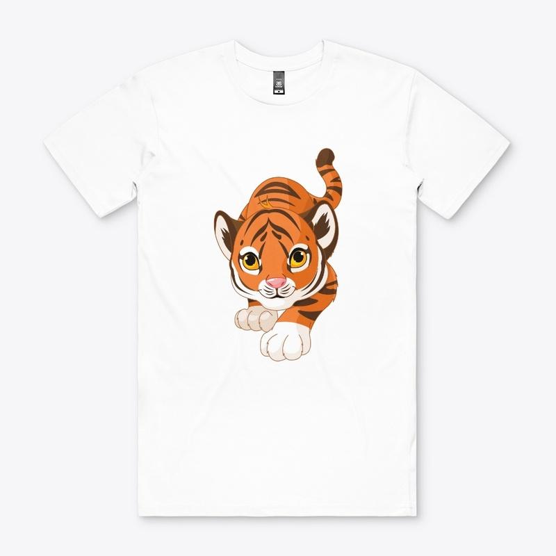 Baby Tiger on your hoodies t-shirts